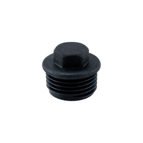 Sechskantstecker (Beutel mit 50 Stück) - 1/2" - Schwarz, ABRISA (1/5)