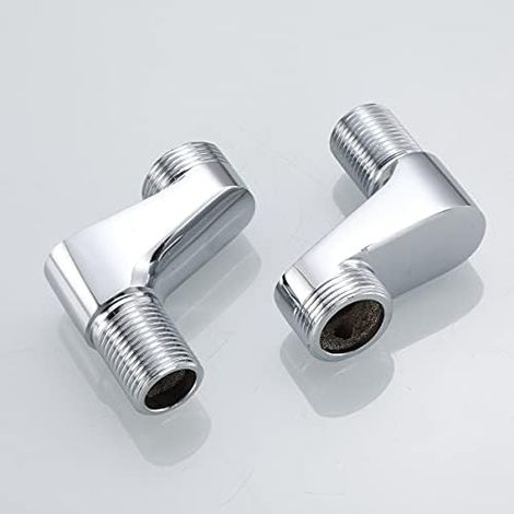 CSPARKV Clawfoot Adapter 9.5cm for Bathtub or Kitchen Faucet Adjustable Pivot Arms Eccentric Screw Large Size 1 Pair