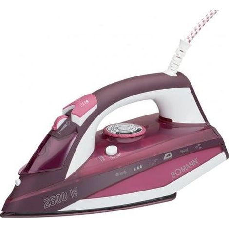 Ferro da stiro a vapore Bomann DB 6005 CB bianco rosso