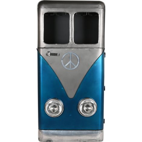 Botellero Metal 71X43X152 Furgoneta Azul (1/5)