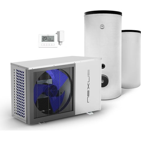 Luft Wasser Wärmepumpe Nexus 13kW EVI Monoblock Komplettpaket Wärmepumpenheizung (1/5)