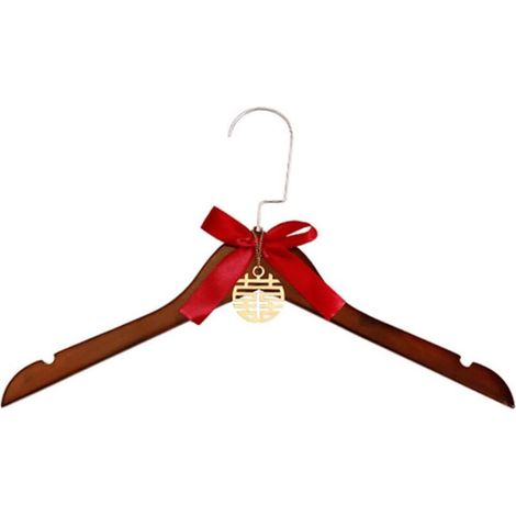 Bardusch-Cintre en Bois Vintage pour Robe De Mariée avec Nœud pour Manteau De Mariée (1/5)