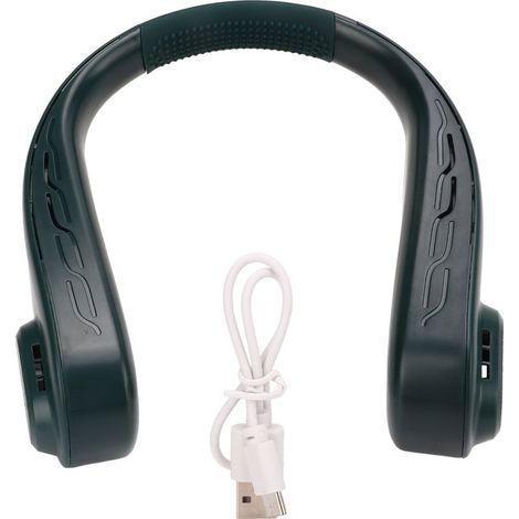 Ventilateur de cou suspendu numérique intelligent, rechargeable via USB, sans pale, 5 V / 1 A, portable et adapté aux activités sportives (1/5)