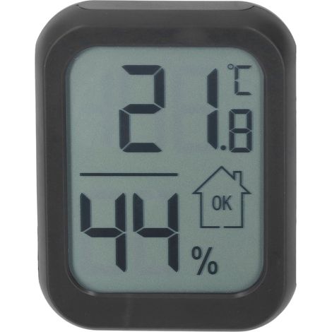 Digital Temperature and Humidity Monitors HD Real Time Monitoring Accurate Indoor Hygrothermograph for Home Baby Room