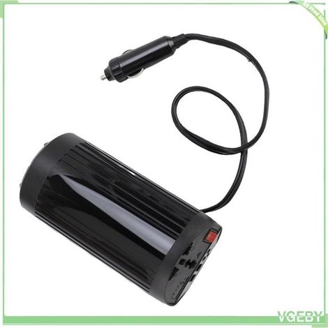 Onduleur voiture - FAFEICY - 200W - Conversion 12V→220V - Double USB & Type-C PD - Prise allume-cigare (1/4)