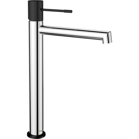 SOLARIS Mitigeur de lavabo haut, chrome/noir mat