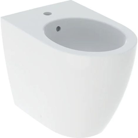 Bidet Geberit iCon 502.384.00.1 a Pavimento Filo Muro con Fissaggio Nascosto Bianco (1/2)
