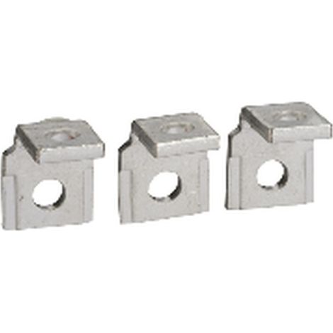 SCHNEIDER Winkelplatten + Phasentrenner N + Edelstahl + 3 Einheiten.