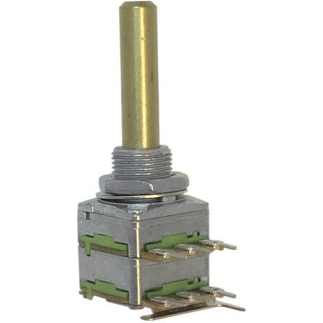Potentiomètre rotatif 1 tour Potentiometer Service 63256-02600-4171/B1M RD1602F-20F4-30R-B1M-602 stéréo 0.2 W 1 MΩ 1 pc(s) X782311 (1/3)