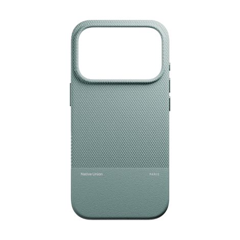Funda Native Union (RE)Classic - Funda compatible con MagSafe para iPhone 17 Pro (verde pizarra) (1/3)