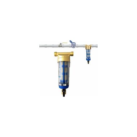 Wiederverwendbarer Sedimentfilter – Mehrwegfilter – Wasservorfilter – Sedimentfilter – Mikron-Vorfilter – Zubehör zur Wasseraufbereitung – Für Brunnenwasserleitungen – Sedimentfilter (1/2") (1/5)