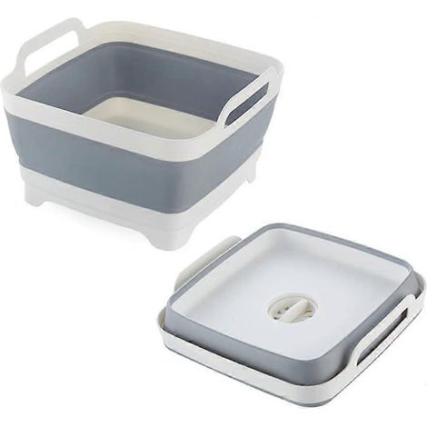 Évier pliable, bassine de camping portable et pliable, idéal pour le camping et les caravanes. (1/5)