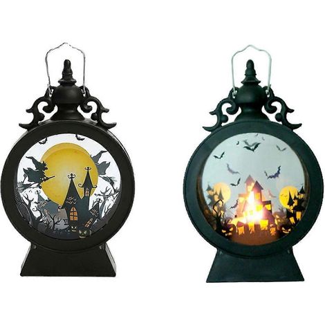 Tragbare LED-Halloween-Geisterlaterne (AA-Batterien enthalten) (1/5)