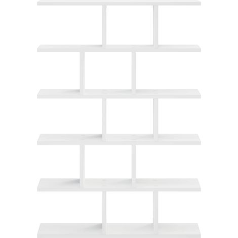 vidaXL Estante de pared Blanco 70 x 17 x 101 cm Madera de ingeniería (1/2)