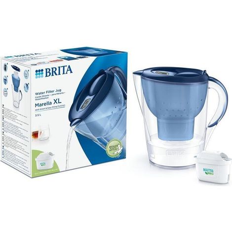 BRITA Marella XL Waterfilterkan Blauw + MAXTRA PRO Waterfilter 1051122
