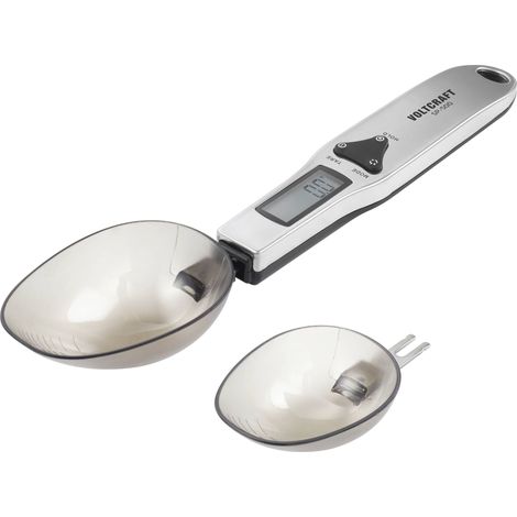 VOLTCRAFT SP-500 Cuillère-balance VC-12607925 Plage de pesée (max.) 500 g Lisibilité 0.1 g acier inoxydable (1/5)