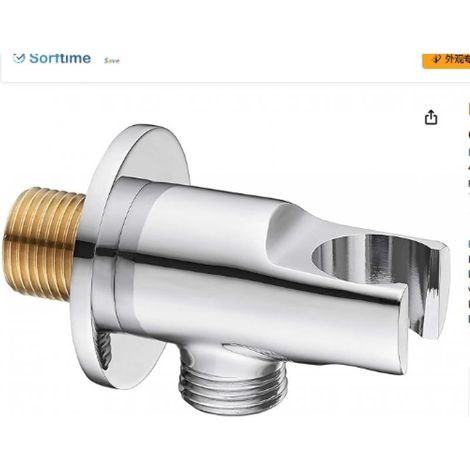 Mitigeur Thermostatique Douche, Mitigeur de Douche en Laiton, Robinet de Sortie Deux en un G1/2" pour Salle de Douche, Mitigeur d\'eau Froide et Chaude de Douche pour cabine de douche integrale (1/5)