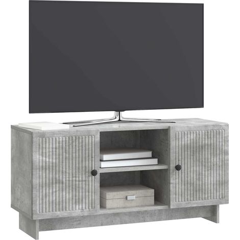 Maison Exclusive - Mobile TV 102 x 34,5 x 50 cm Grigio Cemento