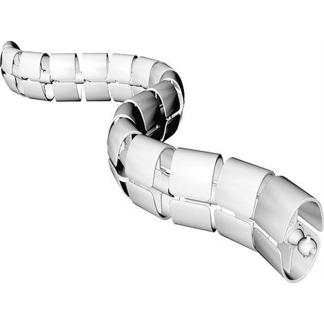 Bachmann Tubo para cables Premium blanco 78 cm gestión de cables