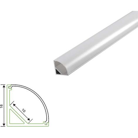 PROFIL ALU D'ANGE BARRE DE 1M X5 ASLED PRA5X1M