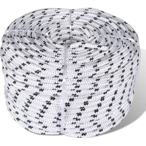 Corde tressée pour bateau, polyester, 6 mm x 50 m, en bobine (1/3)