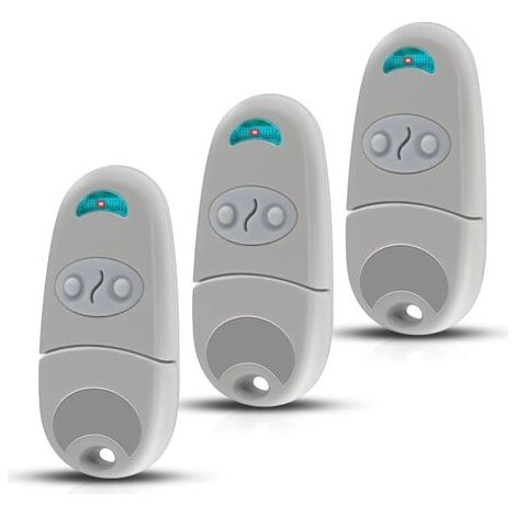 Pair Télécommande de Portail 433,92 MHz – Compatible avec T0P432NA – 2 Canaux, 1 Télécommande + 1 Paire de Piles Bouton – Pour Portes de Garage & Portails Automatisés (3 Pack) (1/5)