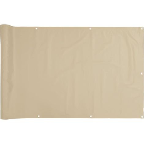 Maison Exclusive - Balkon-Sichtschutz Beige 120x300 cm Oxford-Gew