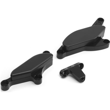 Lot de 2 Protège-carters Moto Noir, Embouts de Protection Chute pour KAWASAKI ZX10R 2008-2010 (1/5)