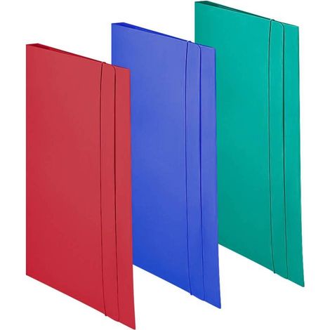 CARTELLINA CON ELASTICO rossa