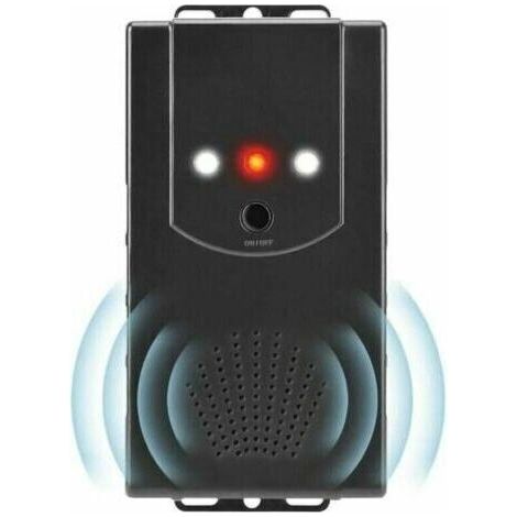 Répulsif Ultrason Anti-Fouine pour Voiture, Électronique Dissuasion de Rat,Contrôle des parasites - Rejet des Souris et des Rongeurs avec Lampes Stroboscopiques à Del, pour Grange,Cuisine (1/4)
