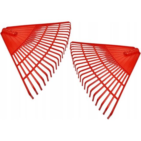 Rastrello Plastica Durevole Pulizia Foglie Giardino (1/4)