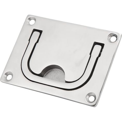 1 Poignée De Levage En Acier Inoxydable 316, Finition Miroir, Pour Trappe De Bateau Et Meuble (1/5)