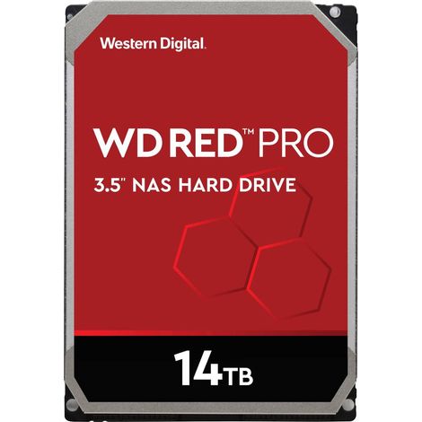 WD Red Pro WD161KFGX NAS HDD - 16 TB 7200 rpm 512 MB 3,5 Zoll SATA 6 Gbit/s CMR (1/4)
