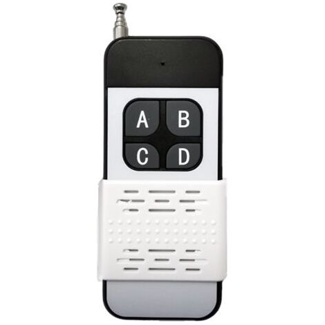 Interruptor de control remoto inalámbrico de alta potencia de cuatro botones para bomba de agua de largo alcance