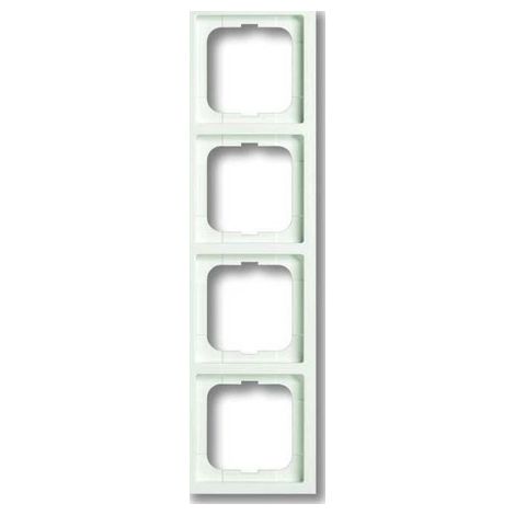Cornice interruttore Busch-Jaeger 1724-884K 4 moduli senza viti termoplastica