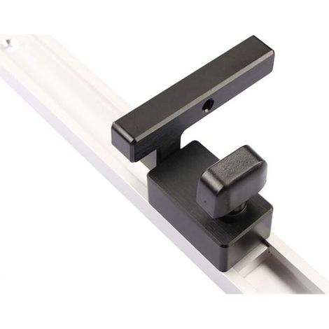 Woodworking tools - Miter rail stop - T-slot - Drop stop - Manual drop stop - Wood drop stop - T-rail (1/5)