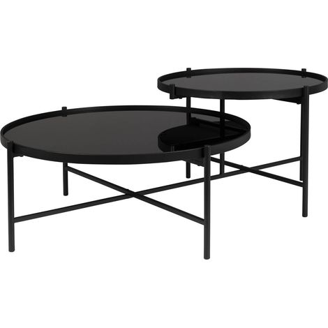 Table basse design, Table basse Li noire - Boite à design Noir en Metal, BOITE A DESIGN (1/5)