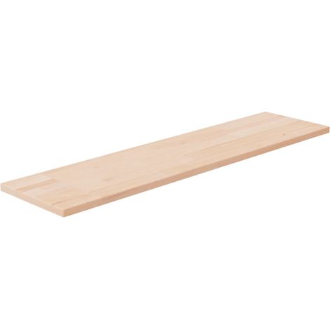 Regalboden 80x20x1,5 cm Unbehandeltes Massivholz Eiche