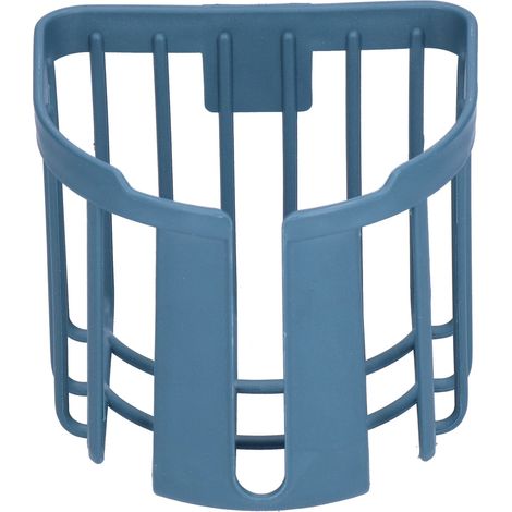 Étagère de toilette murale NoPunch, grande capacité, porte-papier toilette, bleu foncé (1/5)
