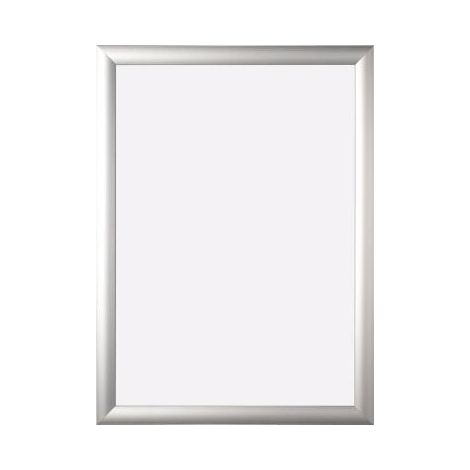 BI-OFFICE Bilderwechselrahmen Bi-office Snap 23,7 x 32,5 x 1,1 cm (B x H x T) DIN A4 Aluminium eloxiert silber