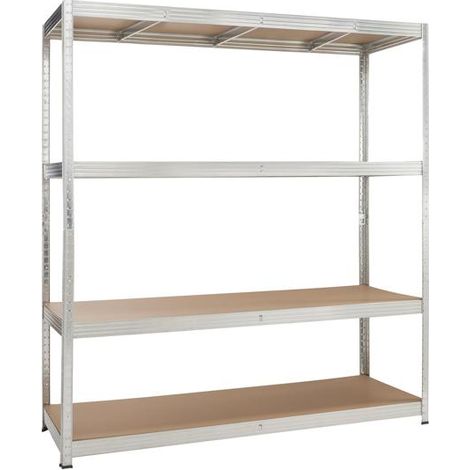 SCAFFALE METALLICO PESANTE KREATOR 4 RIPIANI – PORTATA TOTALE 1000 KG  HIT