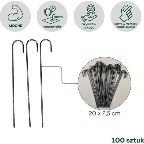 Stahlstifte J 100 Stück.
