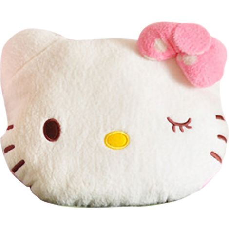 Appuie-tête auto chat cartoon coussin nuque universel accessoire siège voiture voyage enfants adultes chat clin d'œil (1/3)