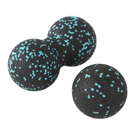 Balle de massage EPP Lacrosse Myofascia Ball Peanut haute densité, idéale pour les exercices de fascia légers, le fitness et le soulagement de la douleur. Balle de yoga00993