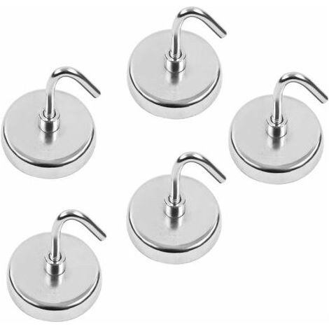 Magnethaken 35 mm – Leistungsstarker Magnet-Werkzeughalter für Küche, Büro, Bad, Garage, Werkzeug (1/5)