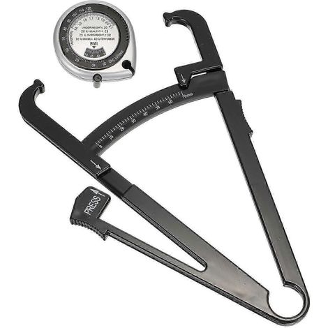 Outil de mesure de l'IMC (indice de masse corporelle) avec pince à mesurer, outil de calcul portable et outil de pesée. (1/5)