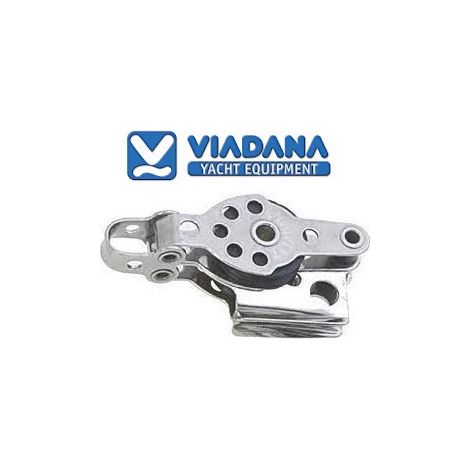 Poulie coinceur block double 6mm viadana