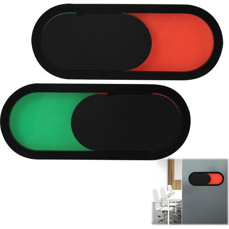 Sliding Plates for Door, 2 PCS Self Adhesive Sliding Plates, DIY for Door, Do Not Disturb Sign for Home, Office, Toilet, Bathroom, Hotels and Meeting Room (1/5)