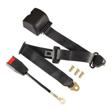 Adjustable 3-point safety belt – Durable polyester webbing – Maximum length 2.8m – Automatic locking for driver and passenger (1/3)