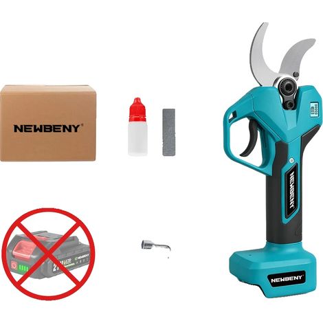 Sécateur Électrique, Moteur Sans Balais, Lame en Acier au Carbone, Aucune batterie (1/2)
